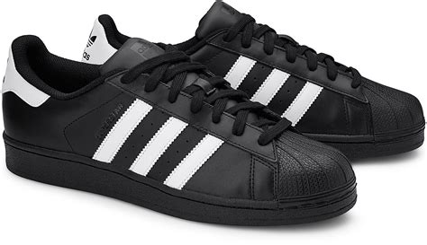 adidas superstar schwarz herren 44 2/3|Adidas Superstar black.